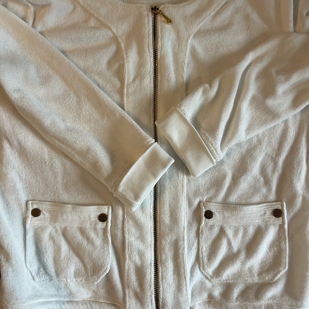 Y2K Juicy Couture White Jacket Vintage - Picture 2 of 3